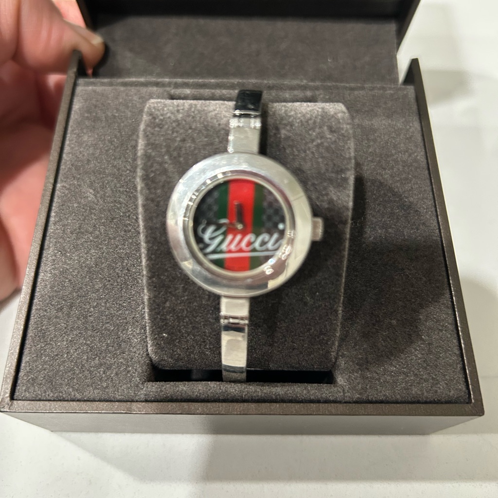 Gucci Silver Vintage Bangle Watch